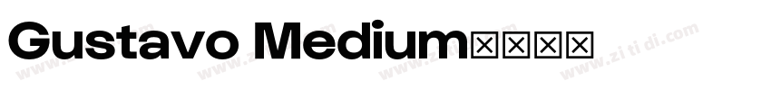 Gustavo Medium字体转换